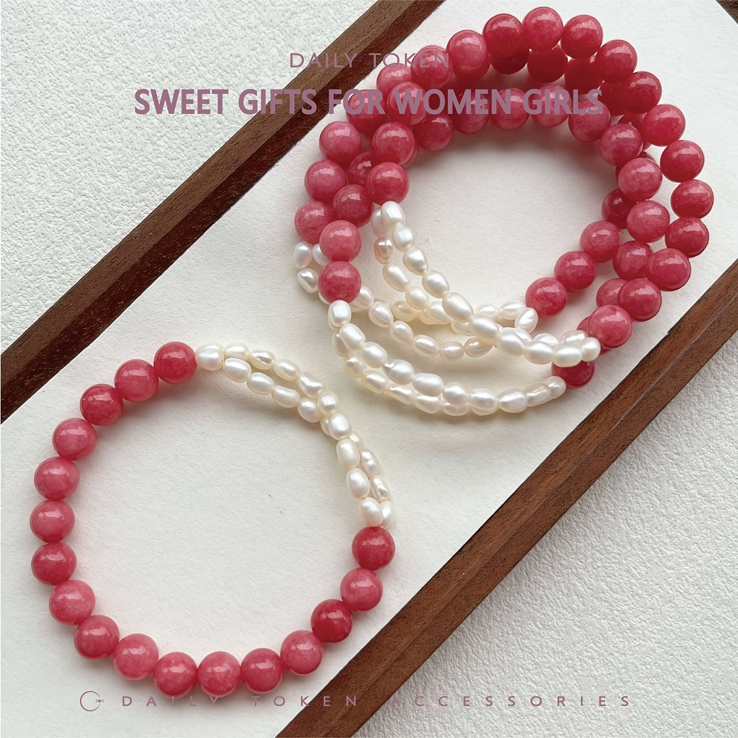 Handmade Stretch Protection Gemstone Bracelet for Women